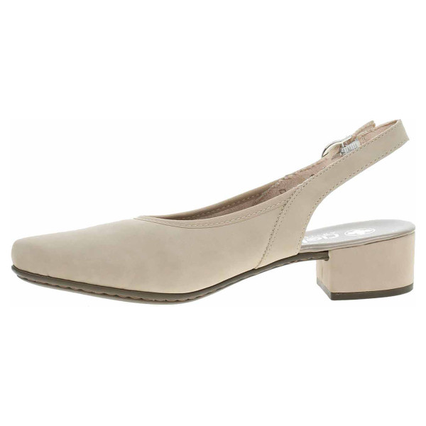 detail Dámské lodičky Rieker 47060-62 beige