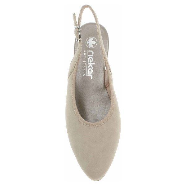 detail Dámské lodičky Rieker 47060-62 beige