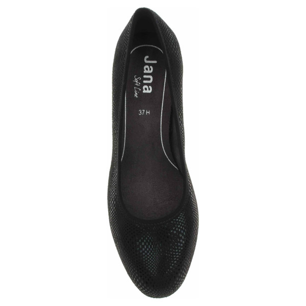 detail Dámské lodičky Jana 8-22476-42 black structur