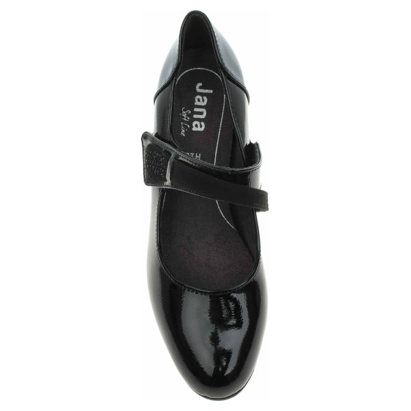 detail Dámské lodičky Jana 8-24465-43 black patent