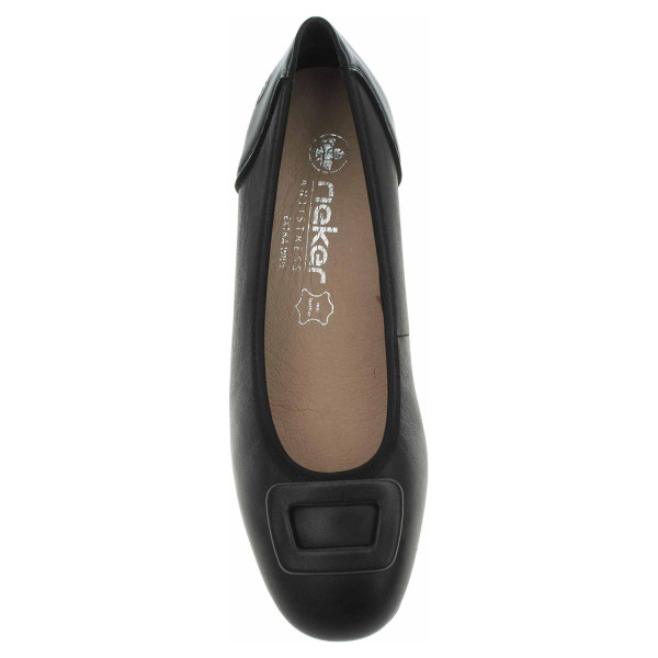 detail Dámské lodičky Rieker 43453-00 schwarz