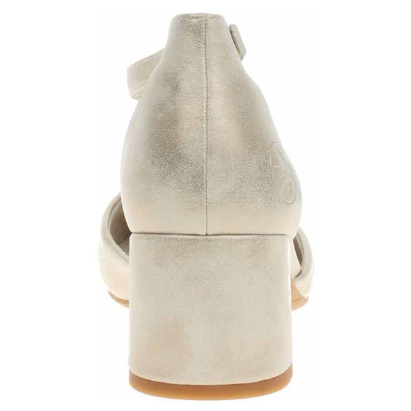 detail Dámské lodičky Rieker 44762-91 silber-platin