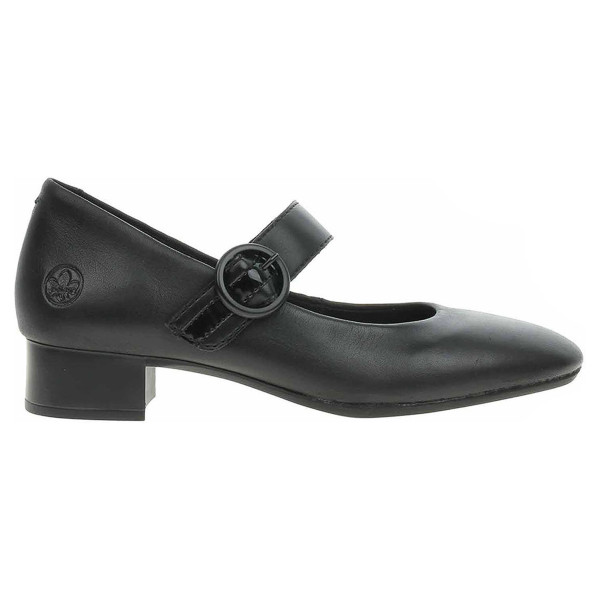 detail Dámské lodičky Rieker 43455-00 schwarz