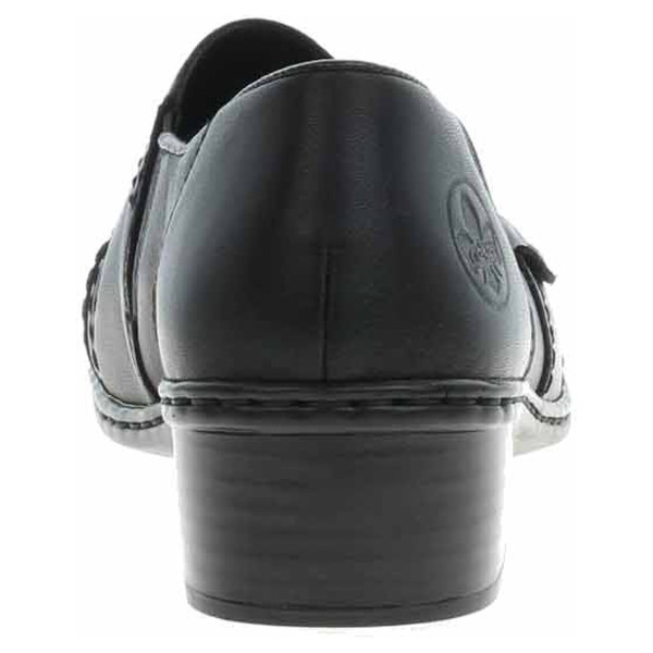 detail Dámské mokasiny Rieker 48260-01 schwarz