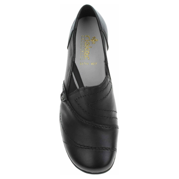 detail Dámské mokasiny Rieker 48260-01 schwarz