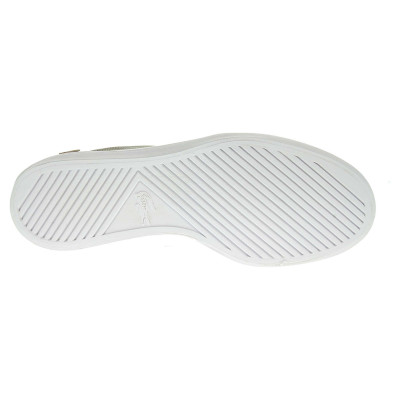 detail Lacoste Gazon Slip On dámské mokasiny zlaté