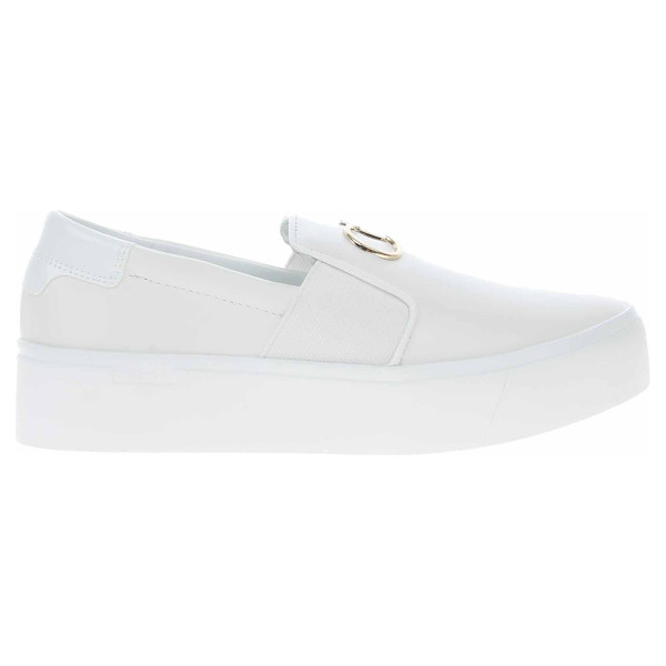 detail Dámské mokasiny Calvin Klein HW0HW00652 0K4 triple white