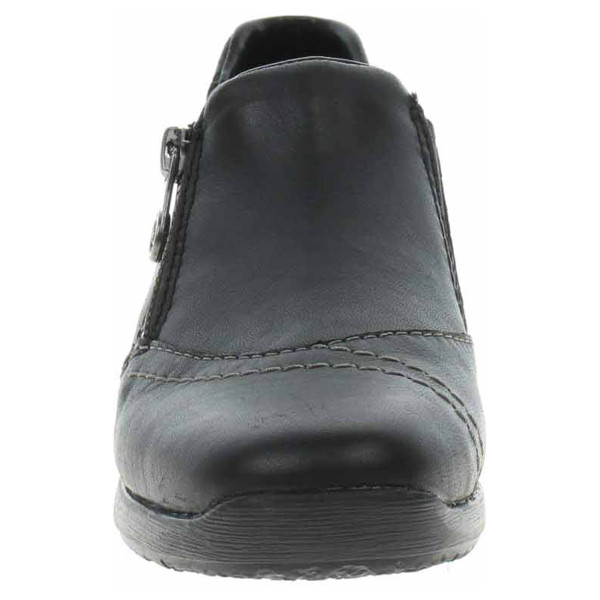 detail Dámské mokasiny Rieker 58453-00 schwarz