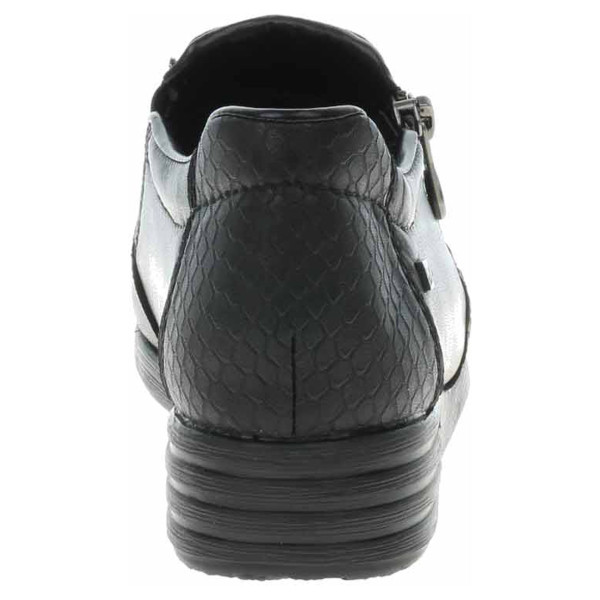 detail Dámské mokasiny Rieker 58453-00 schwarz