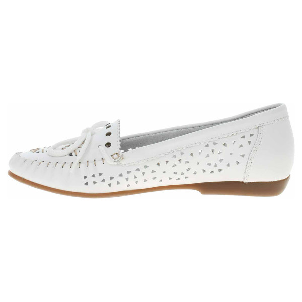 detail Dámské mokasiny Rieker L6396-80 weiss
