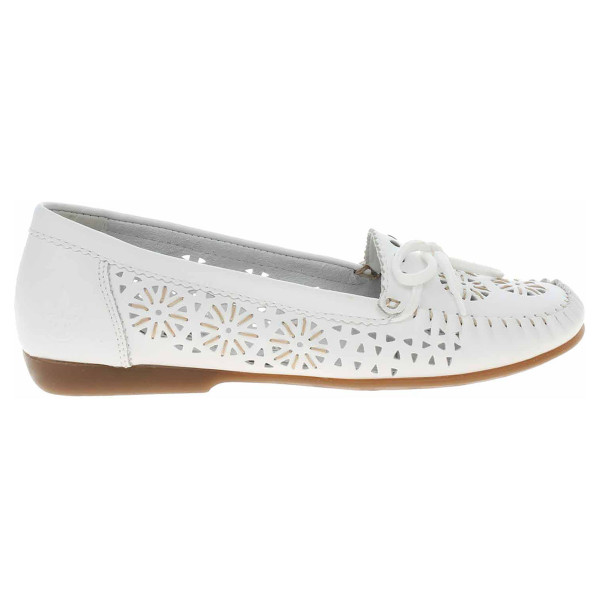 detail Dámské mokasiny Rieker L6396-80 weiss