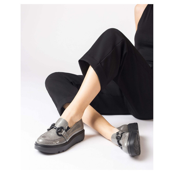 detail Dámské mokasiny Wonders A-2821 caribu gris