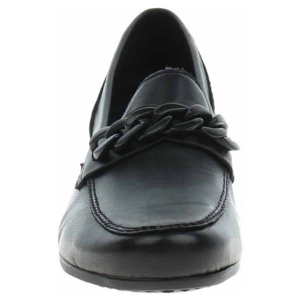 detail Dámské mokasiny Rieker 41660-00 schwarz