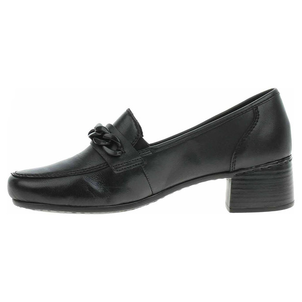 detail Dámské mokasiny Rieker 41660-00 schwarz