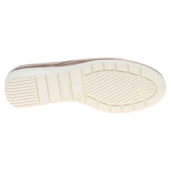 detail Dámské mokasiny Caprice 9-24701-42 taupe metallic