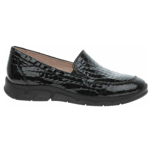 detail Dámské mokasiny Caprice 9-24651-43 black croco
