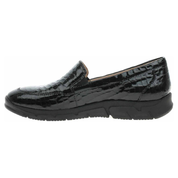 detail Dámské mokasiny Caprice 9-24651-43 black croco