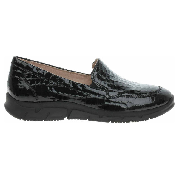 detail Dámské mokasiny Caprice 9-24651-43 black croco