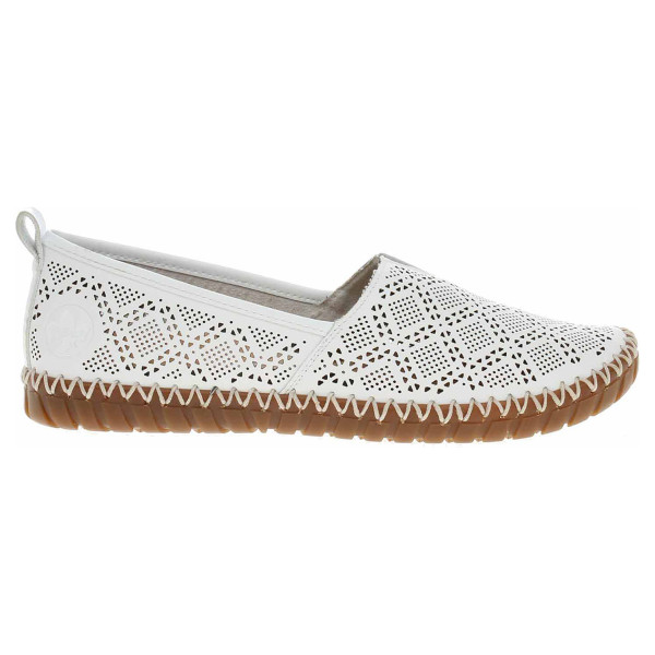detail Dámské mokasiny Rieker M2851-80 weiss