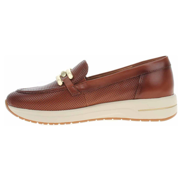 detail Dámské mokasiny Tamaris 8-84700-42 cognac nappa