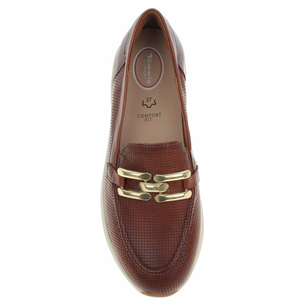 detail Dámské mokasiny Tamaris 8-84700-42 cognac nappa
