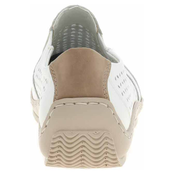 detail Dámské mokasiny Rieker L1792-80 weiss