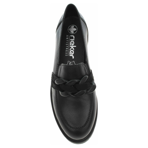 detail Dámské mokasiny Rieker 45566-00 chwarz