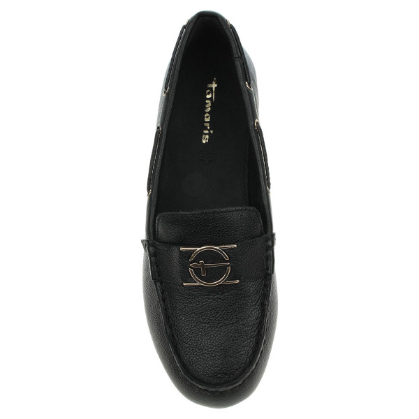 detail Dámské mokasiny Tamaris 1-24630-44 black leather