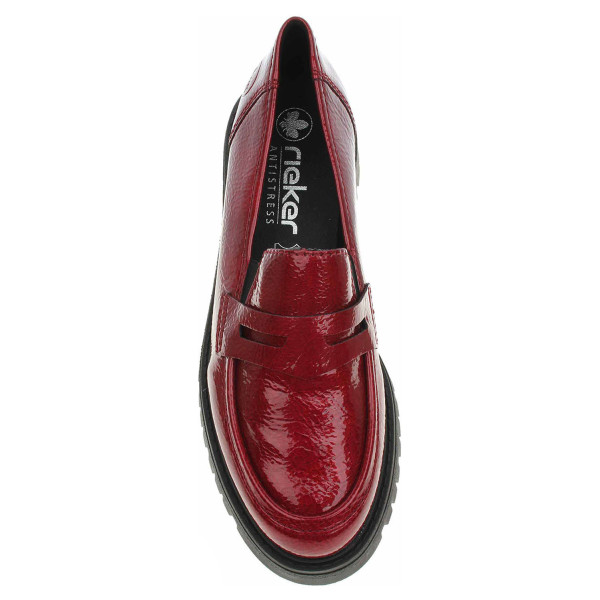 detail Dámské mokasiny Rieker 47550-33 rot