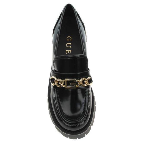 detail Dámské mokasiny Guess FLTALMELE14-BLACK