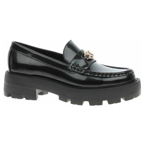 detail Dámské mokasiny Guess FLTYNKELE14-BLACK