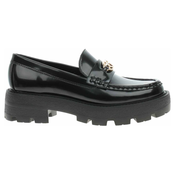 detail Dámské mokasiny Guess FLTYNKELE14-BLACK