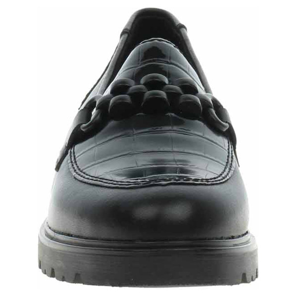 detail Dámské mokasiny Rieker 45561-01 schwarz