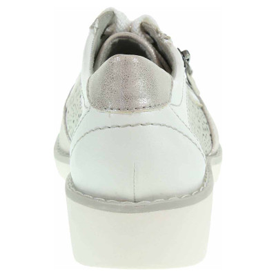 detail Dámské polobotky Jana 8-23762-20 white comb