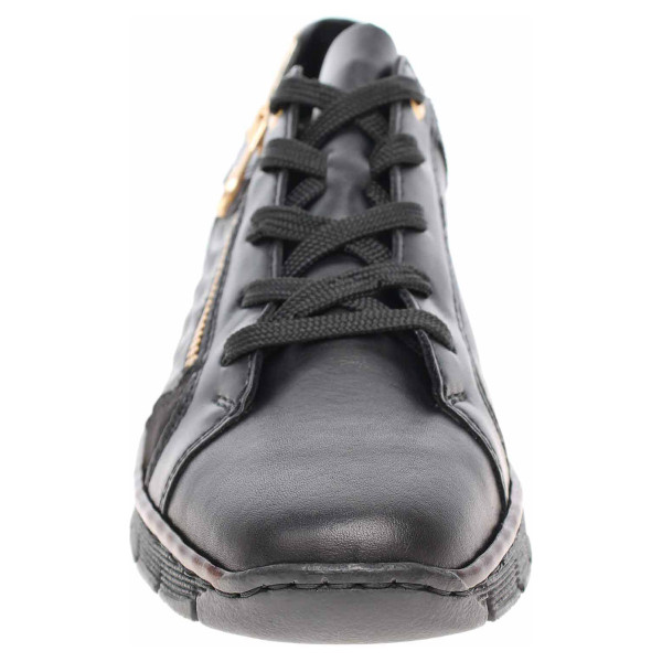 detail Dámské polobotky Rieker 53703-00 schwarz