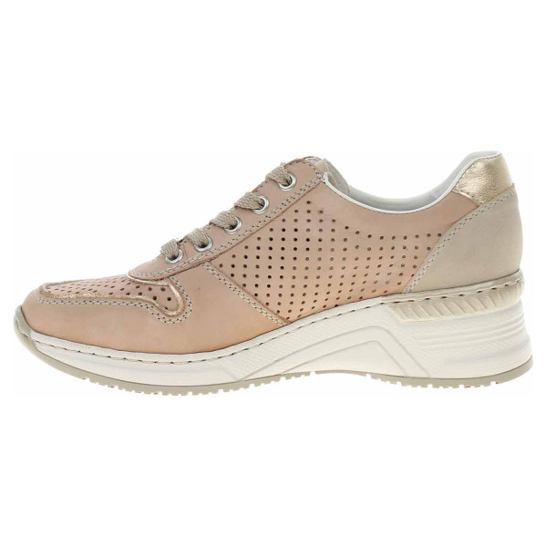 detail Dámské polobotky Rieker N4346-60 beige