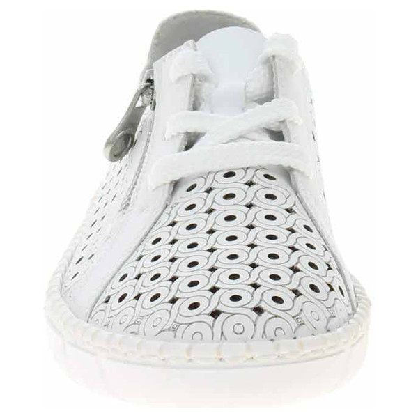 detail Dámské polobotky Rieker M2300-80 weiss