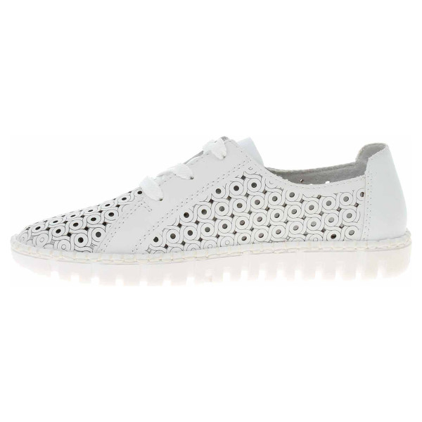 detail Dámské polobotky Rieker M2300-80 weiss