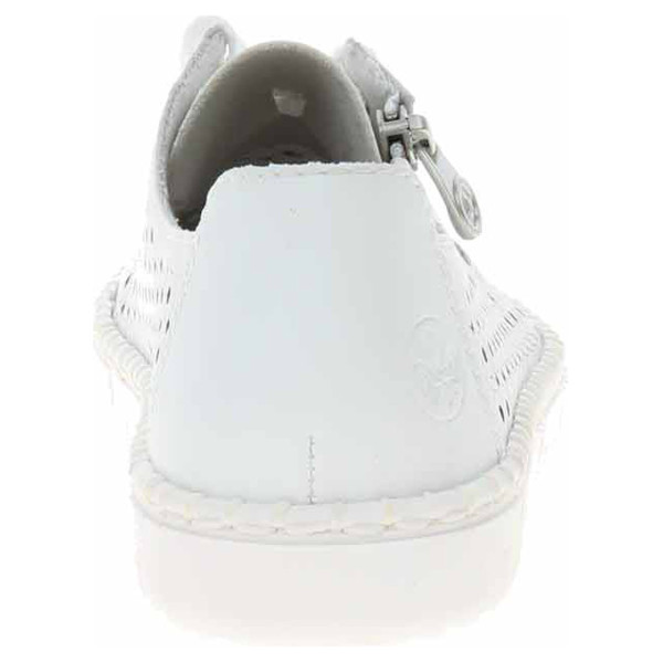 detail Dámské polobotky Rieker M2300-80 weiss