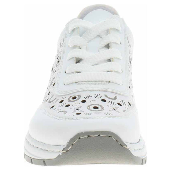 detail Dámské polobotky Rieker N6506-80 weiss