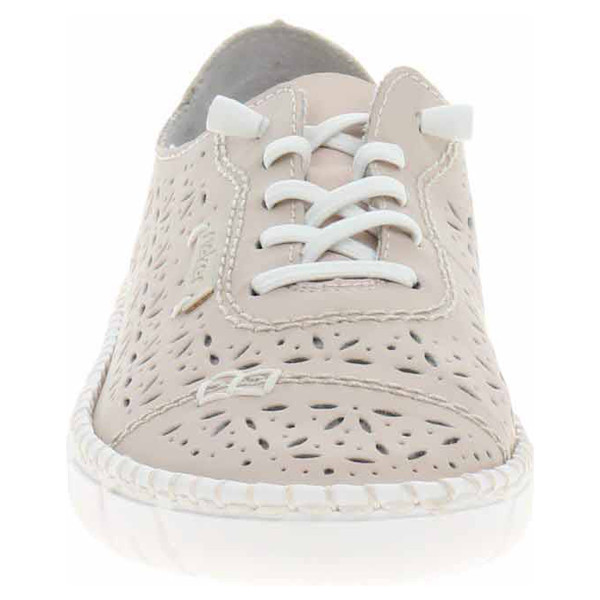 detail Dámské polobotky Rieker M2354-31 rosa