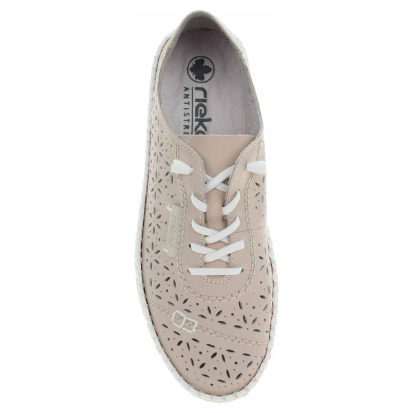 detail Dámské polobotky Rieker M2354-31 rosa