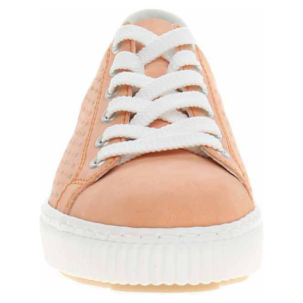 detail Dámské polobotky Rieker M3901-38 orange