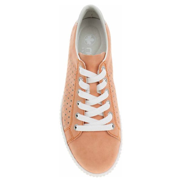 detail Dámské polobotky Rieker M3901-38 orange