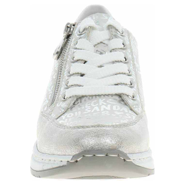 detail Dámské polobotky Rieker N4316-90 beige kombi