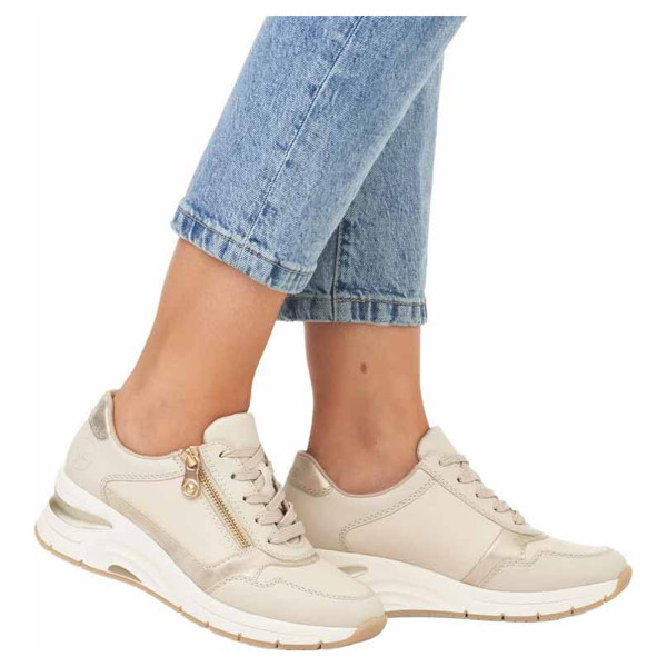 detail Dámské polobotky Rieker N9301-60 beige