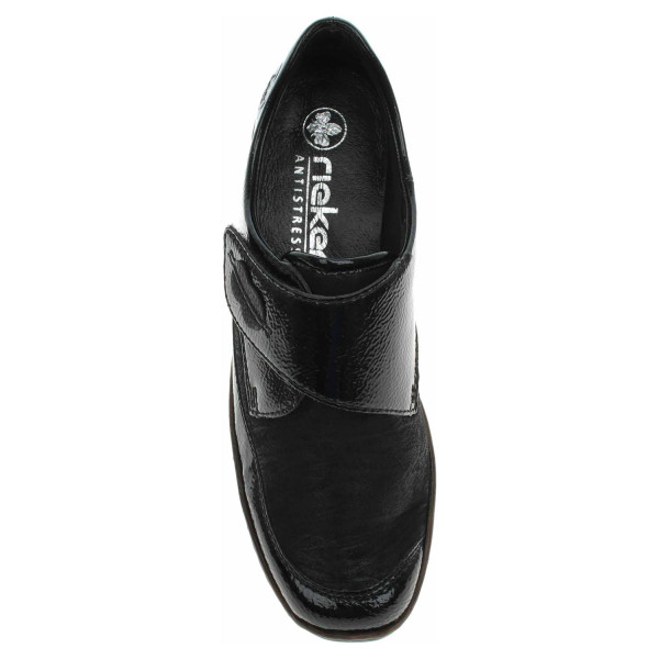 detail Dámské polobotky Rieker 487C0-00 schwarz