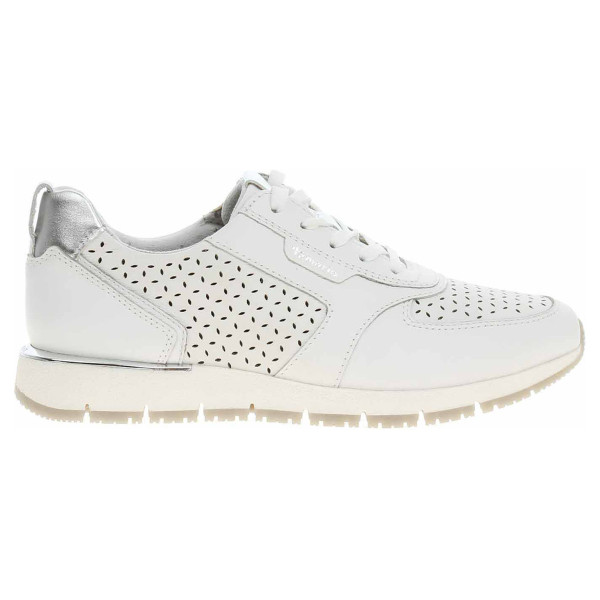 detail Dámské polobotky Tamaris 1-23787-42 white struct.