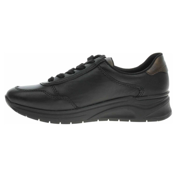 detail Dámské polobotky Rieker N9501-01 schwarz