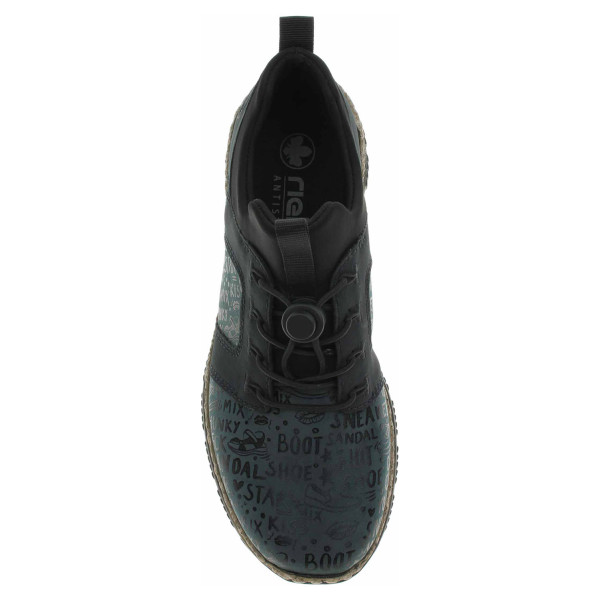 detail Dámské polobotky Rieker N3295-14 blau